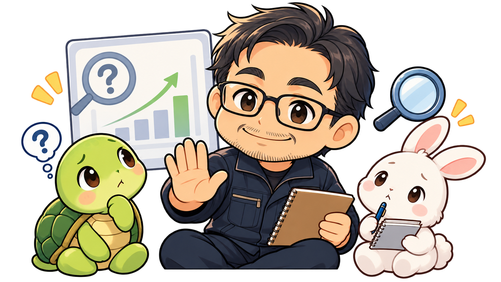 初利益・一度の成功・運の可能性を表すイラスト